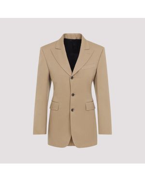 Celine Colonne Jacket - Natural