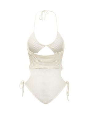 ANDREADAMO Mini Cut-Out Bodysuit - White