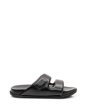 Givenchy Puffy Lamb Leather Sandals - Black