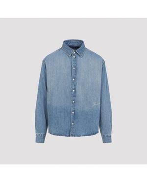 Jacquemus Simon De-Nîmes Cotton Shirt - Blue