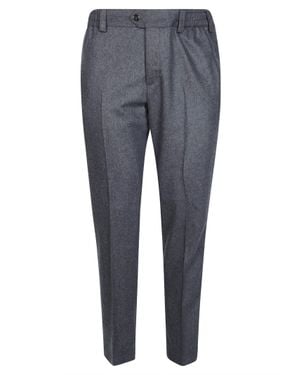 Pto1 Brushed Wool & Cashmere Flannel Pants - Gray