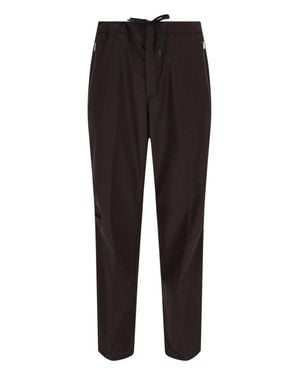 Laminar Wool-Blend Pants For - Black