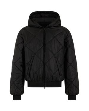Celine Hooded Oversized Jacket - Black