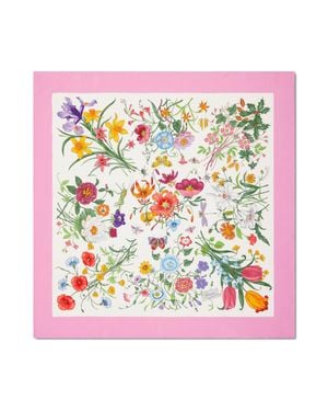 Gucci Printed Silk Twill Carré - Multicolor