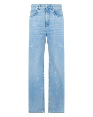Rabanne Straight Cut Denim Jeans For - Blue