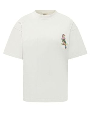 A PAPER KID Mini Graphic T-Shirt - White