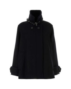 Lanvin Wool Coat - Black