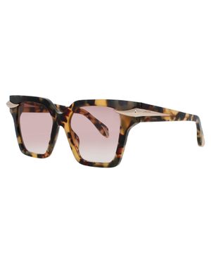 Roberto Cavalli Src002M Sunglasses 54-18-140 (Acetate, Gradient Lenses) With Case - Black