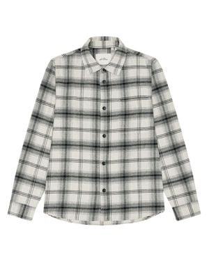 Les Deux 100% Cotton Button-Down Shirt For - Gray