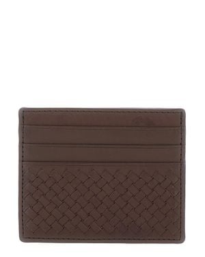 Dragon Diffusion Card Holder With Woven Design - Brown