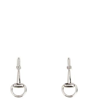 Gucci Inspired Mini Earrings For - White