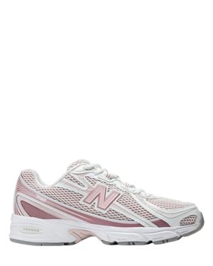 New Balance Mini Sneakers U740 With Details And Logo - White