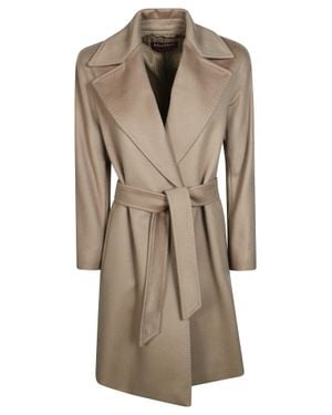 Max Mara Overcoat Belt - Natural