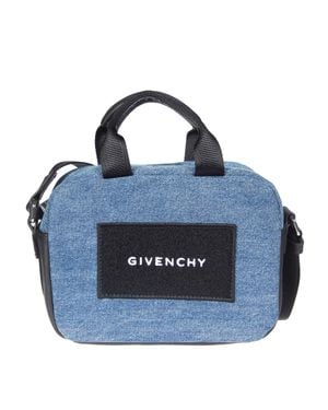 Givenchy Denim Shoulder Bag Kids - Blue