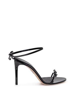 DSquared² Chic High Heeled Ankle Strap Sandals - White