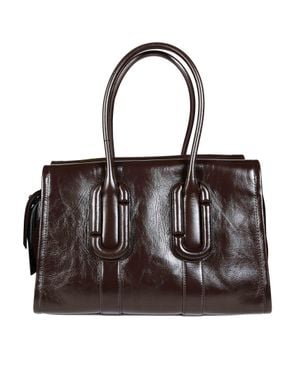 Marc Jacobs The Carryall Cow Leather Shoulder Bag - Black