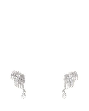 Swarovski Vienna:Ce Drop Earrings - White