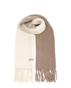 Jacquemus Fringed Wool-Blend Scarf - Natural