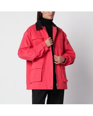 Source Unknown Baia Cotton Utility Jacket - Red