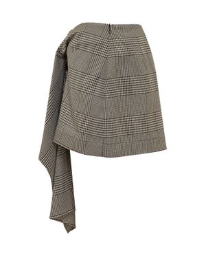 IRO Kobie Check Skirt - Gray