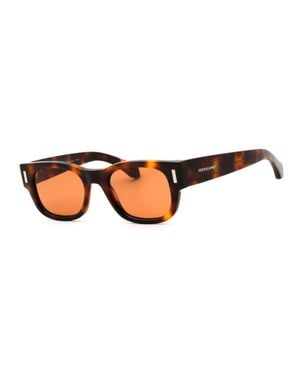 Ferragamo Rectangular Acetate Sunglasses - Brown
