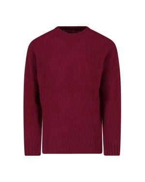 Howlin' 100% Fine Wool Crewneck Sweater - Red