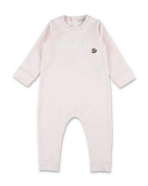 Moncler Cotton Piquet Polo Shirt Dress - White