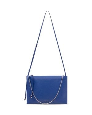 Givenchy Mini Calf Leather Clutch - Blue