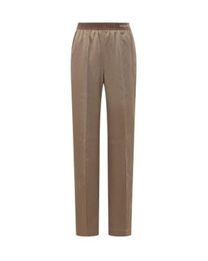 Tom Ford Silk Satin Pajama Pants - Natural