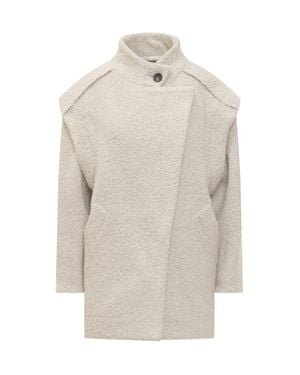 IRO Chic Wool Blend Mini Jacket - White