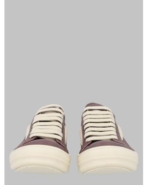 Rick Owens Woven Detail Fashion Sneakers - Metallic