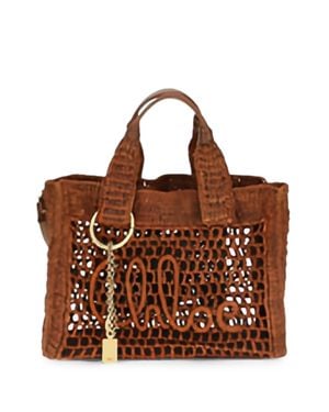 Chloé Summer Banana Tote - Brown