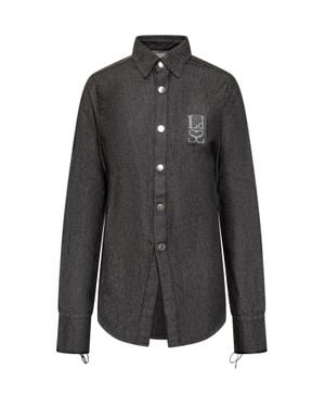 Ludovic de Saint Sernin Slim Fit Long Sleeve Shirt - Black