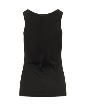 Coperni Mini Top With Statement Logo - Black