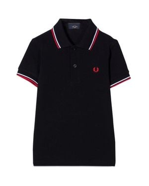 Fred Perry Twin Tipped Shirt - Black
