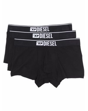 DIESEL Set Of Three Mini Short Boxer Briefs - Black