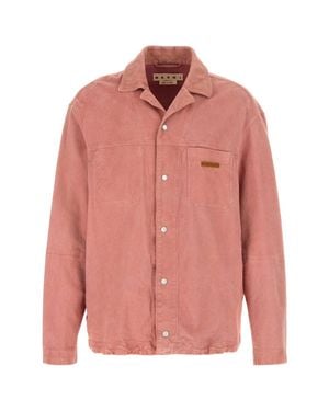 Marni Suede Shirt - Pink