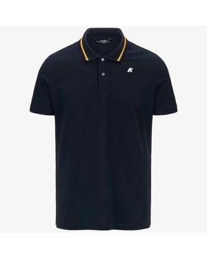 K-Way Mini Pique Polo Shirt - Blue