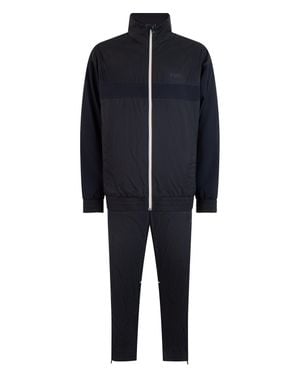BOSS Zip-Up Jumpsuit With High Collar - Blue