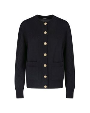 Balmain 100% Virgin Wool Sweater - Blue