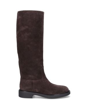 Gianvito Rossi Suede Ankle Boots - Brown