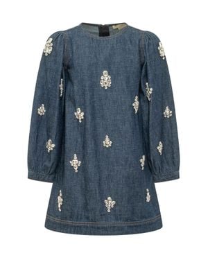 Stella McCartney Kids Woven Dress - Blue