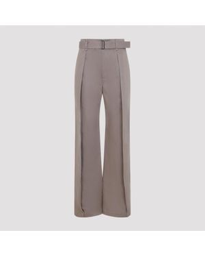 Lemaire Curved Pants - Brown