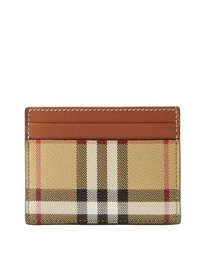 Burberry Mini Leather Hampshire Dfc Clutch - Brown