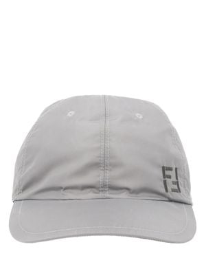 Fendi Logo Baseball Cap - Gray