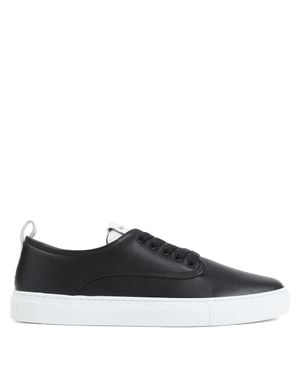 Givenchy New City Calf Leather Sneakers - Black