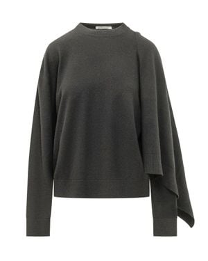 DARKPARK Addison Cashmere-Blend Top - Gray
