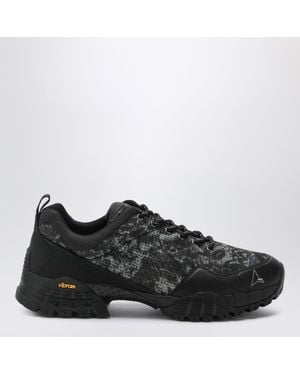 ROA Neal Camo Sneakers - Black
