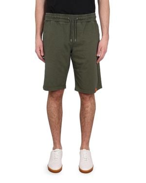 Aspesi Bermuda Shorts With Adjustable Waistband - Green