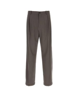 The Row Wool Tosca Pant - Gray